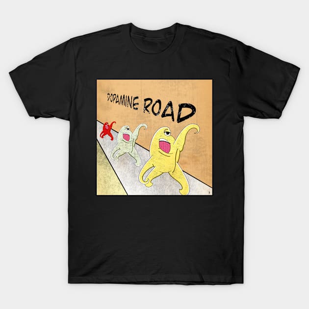 Dopamine Road T-Shirt by IcarusPoe